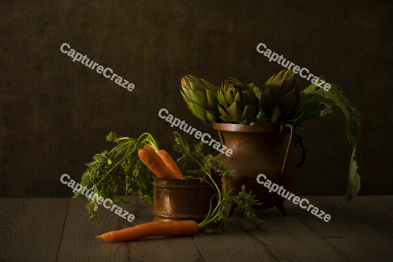 Artichoke and carrots